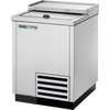 True T-24-GC-S-HC Solid Slide Lid Stainless Steel Glass and Plate Chiller/Froster with Hydrocarbon Refrigerant