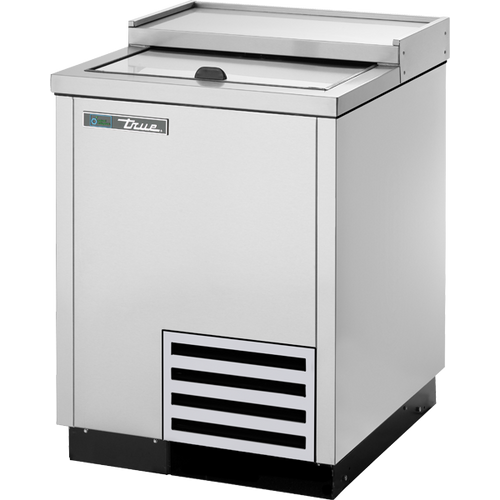 True T-24-GC-S-HC Solid Slide Lid Stainless Steel Glass and Plate Chiller/Froster with Hydrocarbon Refrigerant
