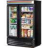 True GDM-35SL-RF-HC-LD Swing Door Slim Line Radius Front Refrigerator