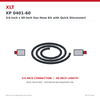 XLT XP 0401-60 3/4-Inch x 60-Inch Gas Hose Kit with Quick Disconnect