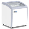 Coldline XS160 26" Curved Glass Ice Cream Display Freezer - 6 Cu. Ft.