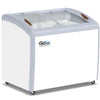 Coldline XS260 39" Curved Glass Ice Cream Display Freezer - 9.2 Cu. Ft.