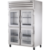 True STG2R-4HG-HC Reach-In Glass Half Swing Door Refrigerator