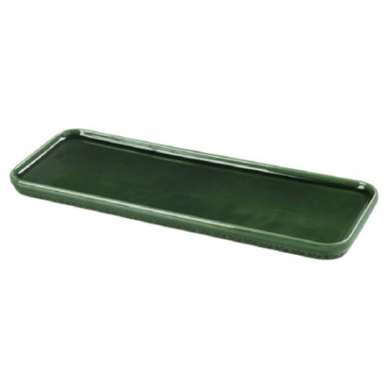 Yanco GG-515 Green Gem Plate Rectangular (1Dz)