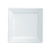 Yanco PL-108 8" Square Plate, Double Lined, Bone White, Durable China, Pack of 36 (3 Dz)