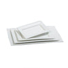 Yanco PL-210 10" X 6" Rectangular Plate, Double Lined, Bone White, Durable China, Pack of 24 (2 Dz)
