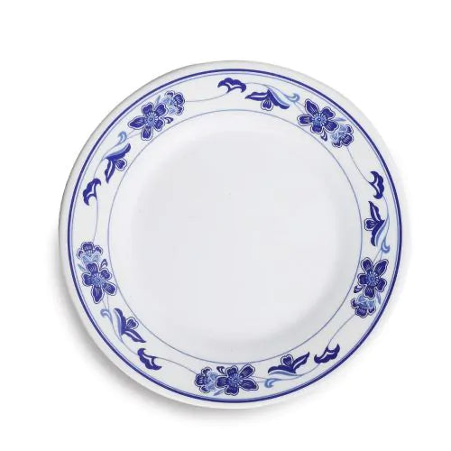 Yanco PO-1010 10" Round Plate, Chinese Style, Melamine, Pack of 24 (2 Dz)