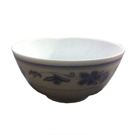 Yanco PO-5060 7" Bowl, Chinese Style, Melamine 34 Oz, Pack of 48 (4 Dz)