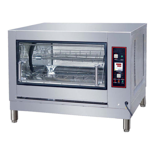 Cookline GR-268 12-Chicken Gas Countertop Rotisserie Oven - 115V