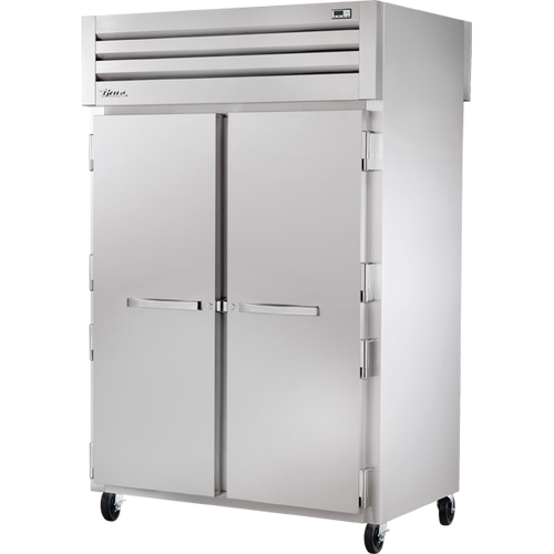 True STR2HPT-2S-2S Pass-Thru Solid Front/Solid Rear Swing Doors Heated Cabinet