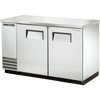 True TBB-2-S-HC Solid Swing Door Stainless Steel Back Bar Cooler with Hydrocarbon Refrigerant