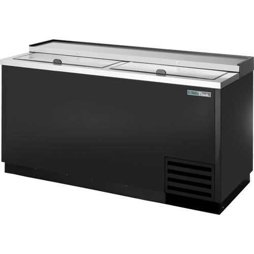 True TD-65-24-HC Solid Slide Lid Deep Well Horizontal Bottle Cooler with Hydrocarbon Refrigerant