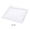 Yanco SW-108 Sea Wave 8″ Square Plate, China, Bone White (3Dz)