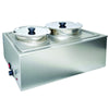 Prepline PFW500NT Full-Size Electric Food & Soup Warmer with 2 Inserts - 110V, 1200W