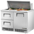 True TFP-48-18M-D-2 Door and Drawered Food Prep Unit