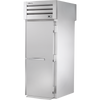 True STA1HRT89-1S-1S Roll-Thru Solid Swing Door 89" High Heated Cabinet