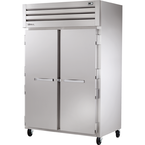 True STR2H-2S Reach-In Solid Swing Door Heated Cabinet