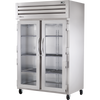 True STR2H-2G Reach-In Glass Swing Door Heated Cabinet