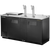 True TDD-3CT-HC Solid Swing Door Club Top Direct Draw Beer Dispenser with Hydrocarbon Refrigerant