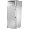 True STR1RRT-1S-1S-HC Roll-Thru Solid Swing Door Refrigerator
