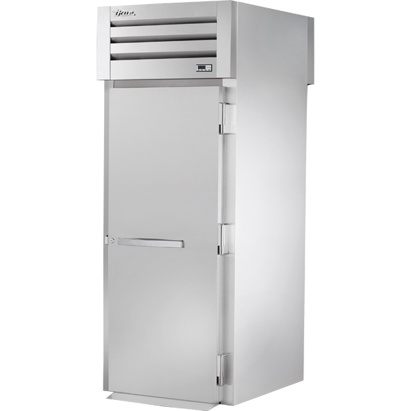 True STR1RRT-1S-1S-HC Roll-Thru Solid Swing Door Refrigerator