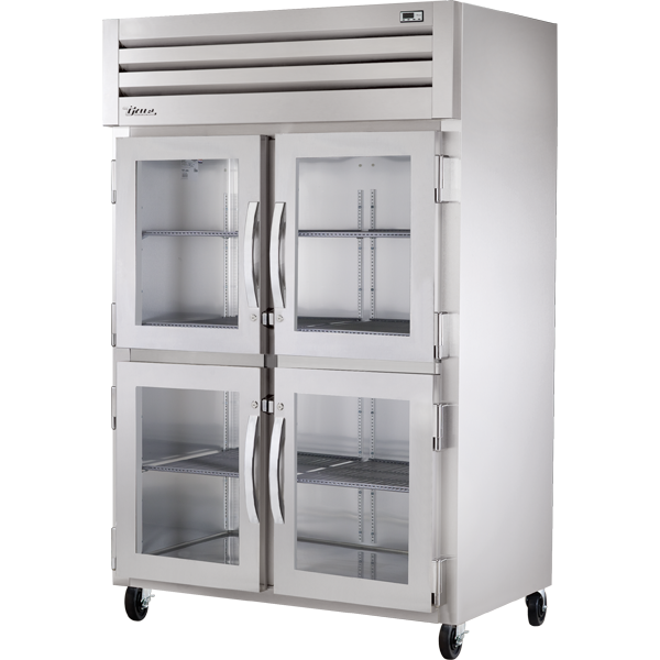 True STR2H-4HG Reach-In Glass Half Swing Door Heated Cabinet