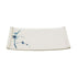 Thunder Group Melamine Asian 8 1/2" X 4 3/4" BAMBOO SASHIMI PLATTER, BLUE BAMBOO,1 doz