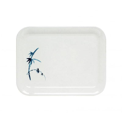 Thunder Group Melamine Asian 13 1/8" X 10 1/4" TRAY (S), BLUE BAMBOO,1 doz