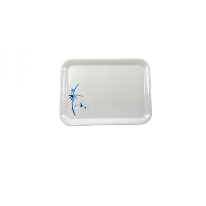Thunder Group Melamine Asian 13 1/8" X 10 1/4" TRAY (S), BLUE BAMBOO,1 doz