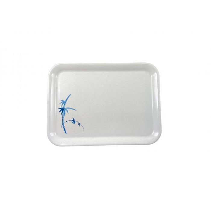 Thunder Group Melamine Asian 17" X 12 5/8" TRAY (L), BLUE BAMBOO,1 doz