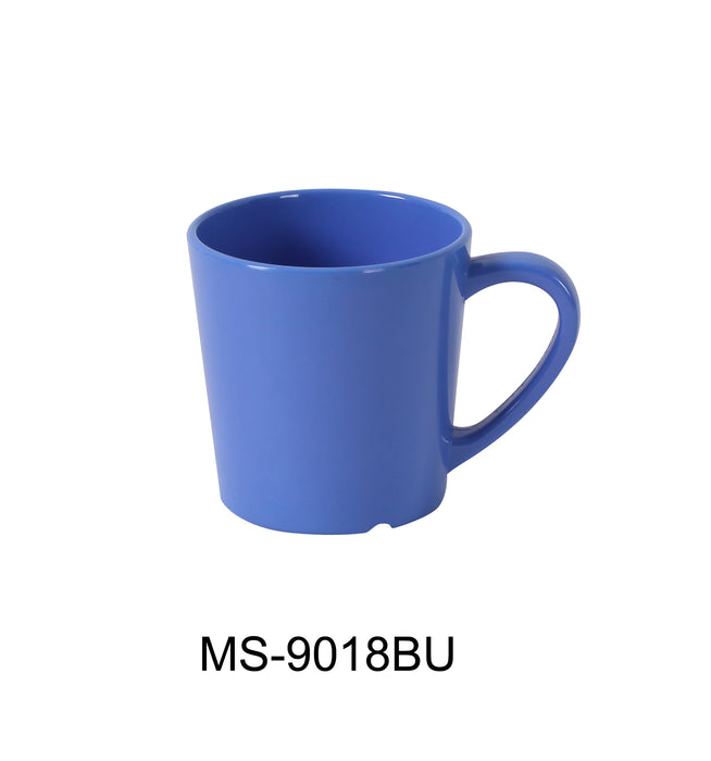 Yanco MS-9018BU Mile Stone Coffee/Tea Mug/Cup, , Color: Blue, Material: Melamine, Pack of 48