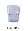 Yanco HA-012 Hawaii Double Rocks Tumbler, , Color: Clear, Material: Plastic, Pack of 72
