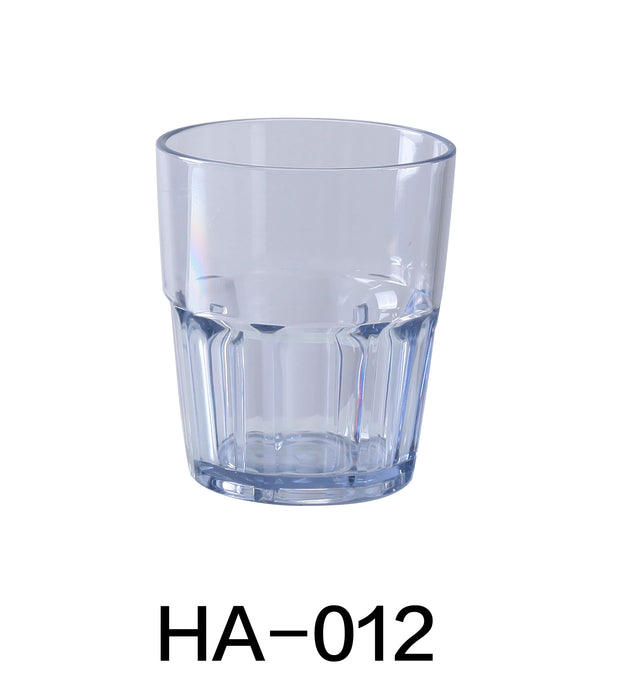 Yanco HA-012 Hawaii Double Rocks Tumbler, , Color: Clear, Material: Plastic, Pack of 72