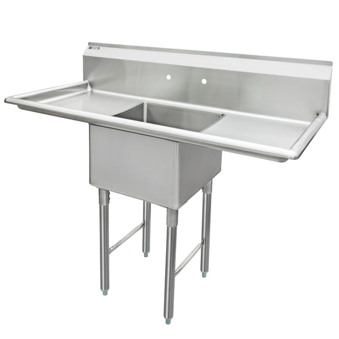 GSW 1 Compartment Sink - 2 Drain Boards