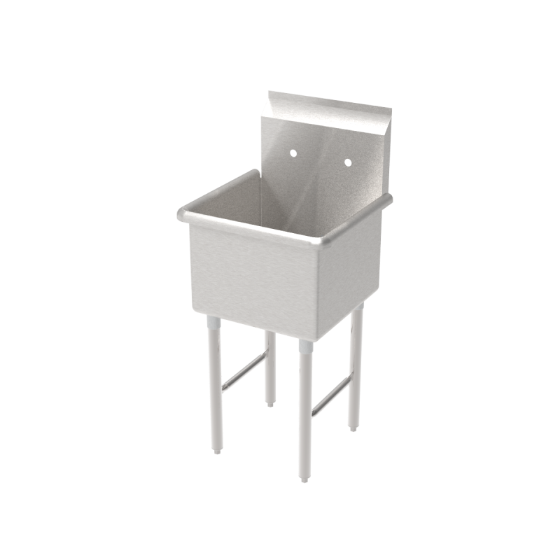 GSW 1 Compartment Sink - No Drain Board