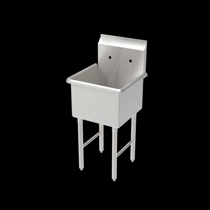 GSW 1 Compartment Sink - No Drain Board