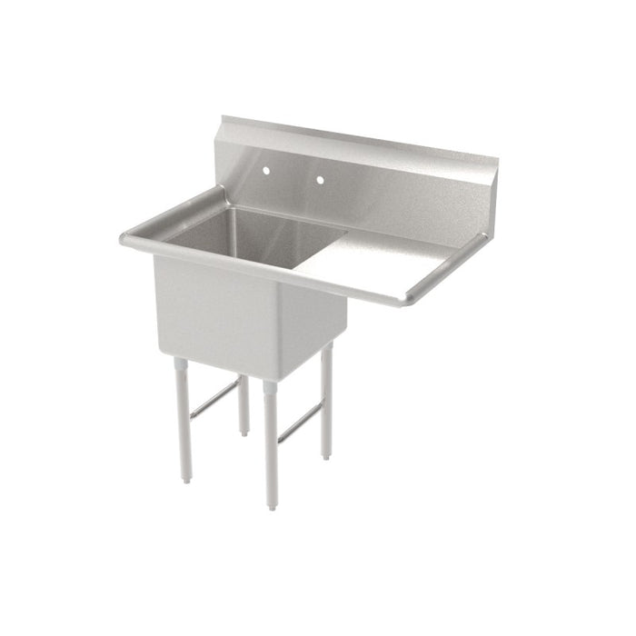 GSW 1 Compartment Sink - Right Drain Board