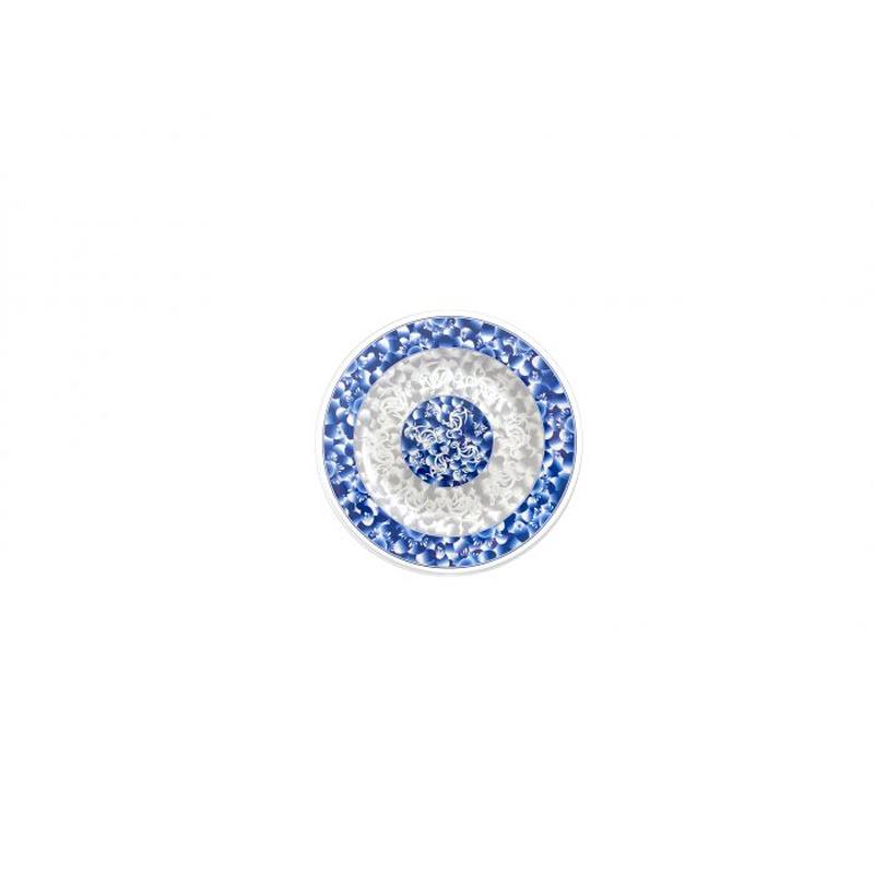 Thunder Group Melamine Asian 6" PLATE, BLUE DRAGON,1 doz