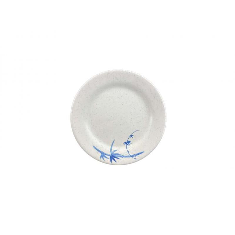 Thunder Group Melamine Asian 6 7/8" PLATE, BLUE BAMBOO,1 doz