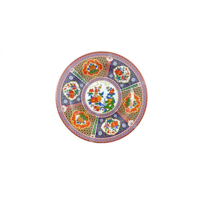 Thunder Group Melamine Asian 10 3/8" PLATE, PEACOCK, 1 doz