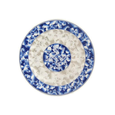 Thunder Group Melamine Asian 11 3/4" PLATE, BLUE DRAGON,1 doz