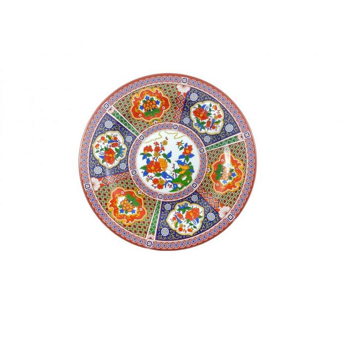 Thunder Group Melamine Asian 11 3/4" PLATE, PEACOCK, 1 doz