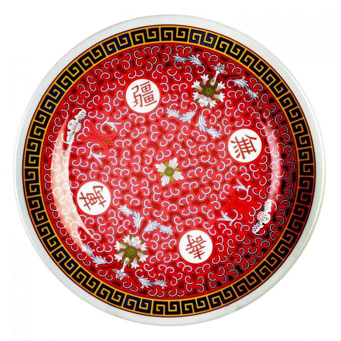 Thunder Group Melamine Asian 11 3/4" PLATE, LONGEVITY, 1 doz