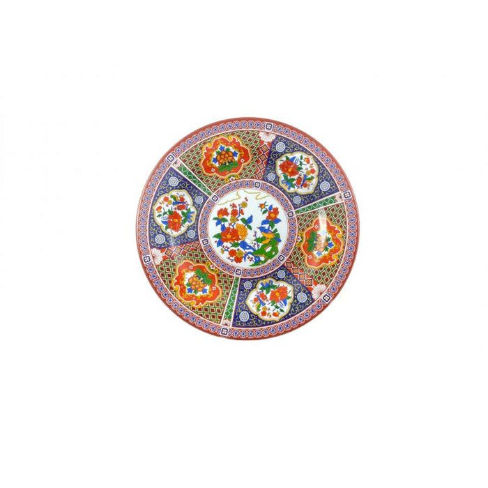 Thunder Group Melamine Asian 12 5/8" PLATE, PEACOCK, 1 doz