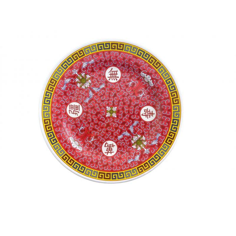Thunder Group Melamine Asian 12 5/8" PLATE, LONGEVITY, 1 doz