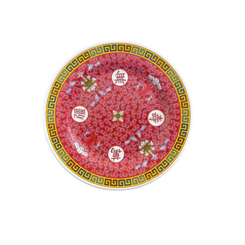 Thunder Group Melamine Asian 14 1/8" PLATE, LONGEVITY, 1 doz