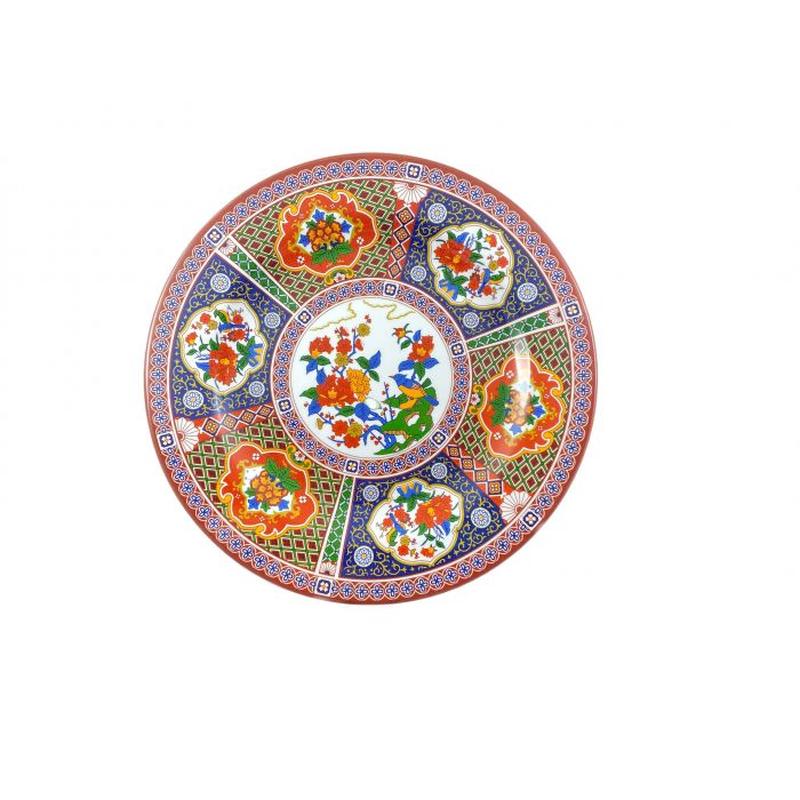 Thunder Group Melamine Asian 15 1/2" PLATE, PEACOCK, 1 doz