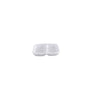 Thunder Group Melamine Asian 2 OZ, 3 3/8" X 2 3/4" TWIN SAUCE DISH, IMPERIAL,  2 doz