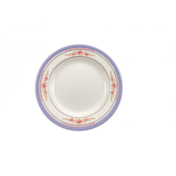 Thunder Group Melamine Asian 12 OZ, 10 3/8" SOUP PLATE, ROSE, 1 doz