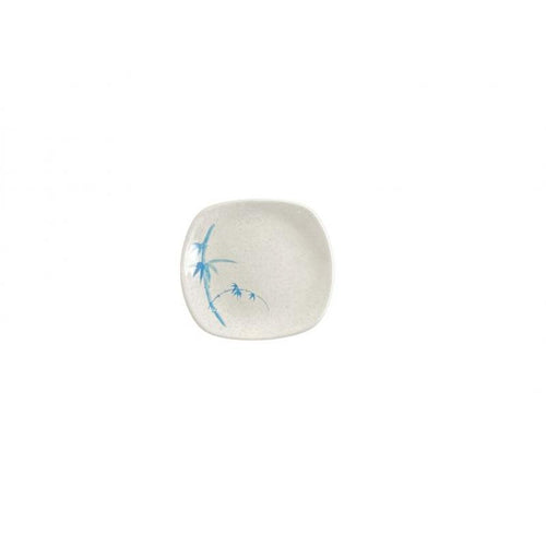 Thunder Group Melamine Asian 6" X 5 1/2" OBLONG PLATTER, BLUE BAMBOO,1 doz